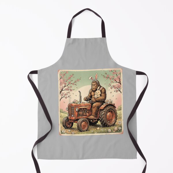 Item preview, Easter Bigfoot Bunny Tractor Funny Spring Sasquatch Farmer designed and sold by mjohnson9.