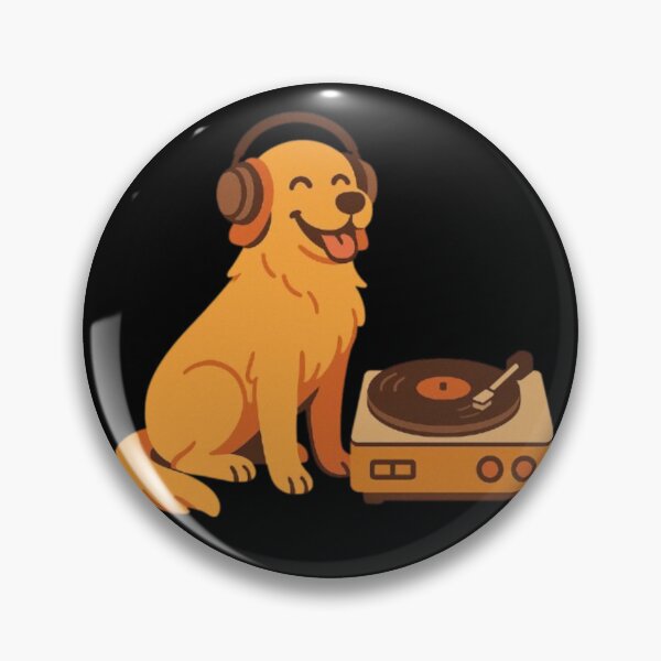 Item preview, Music Dog – Funny Headphones & Vinyl Design designed and sold by Dogandesighn.
