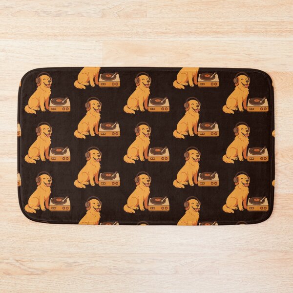 Item preview, Music Dog – Funny Headphones & Vinyl Design designed and sold by Dogandesighn.