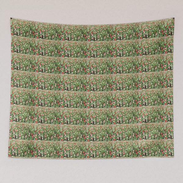 Item preview, Vibrant Tulip Field in Bloom designed and sold by Georgia Mizuleva.