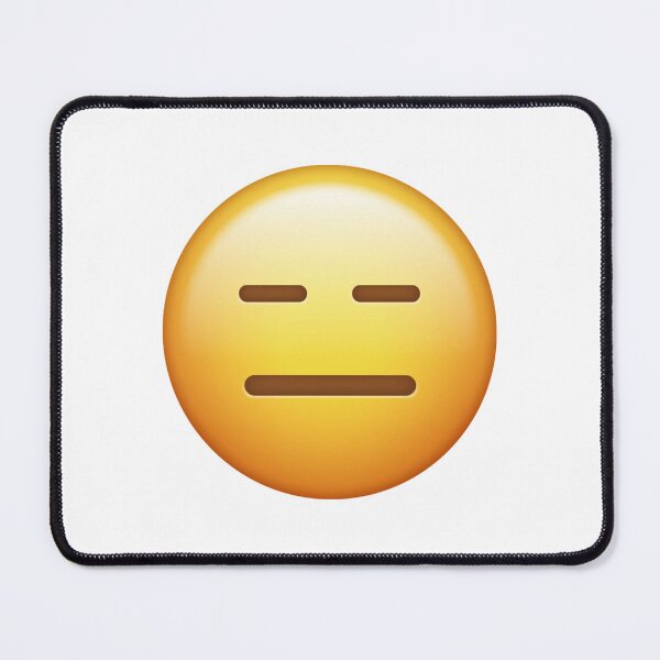 Item preview, Expressionless Emoji Deadpan Blank Mood Face designed and sold by Tom-Riley.
