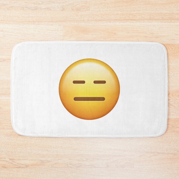 Item preview, Expressionless Emoji Deadpan Blank Mood Face designed and sold by Tom-Riley.