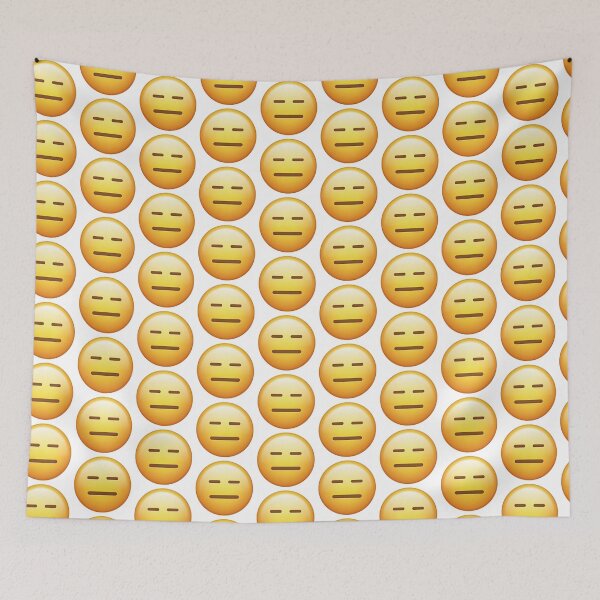 Item preview, Expressionless Emoji Deadpan Blank Mood Face designed and sold by Tom-Riley.