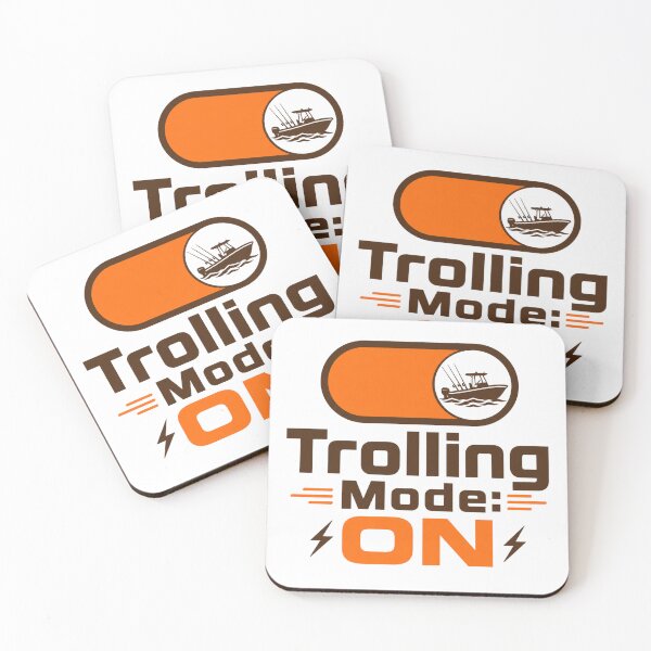 Item preview, Trolling Mode On Fishing Shirt | Funny Angler Boat Life Tee designed and sold by ZorviqueStudio.