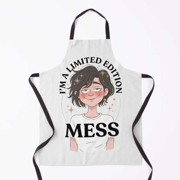 Item preview, I'm a Limited Edition Mess Cute Cartoon Girl Funny Self Love designed and sold by PixelQ.