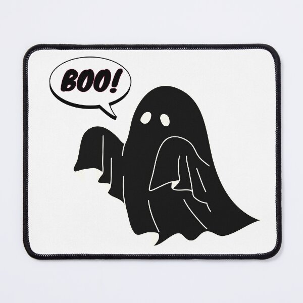 Item preview, Cute Cartoon Ghost Boo Speech Bubble designed and sold by thenostalgicsketchbook.