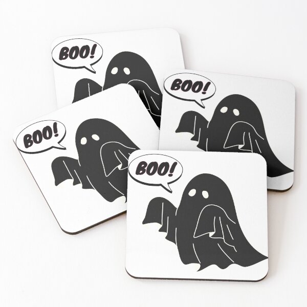 Item preview, Cute Cartoon Ghost Boo Speech Bubble designed and sold by thenostalgicsketchbook.