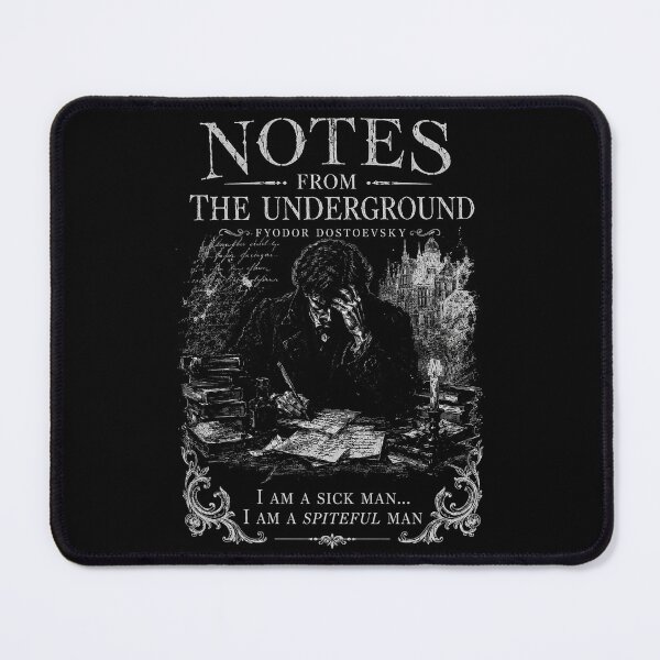 Item preview, Notes From The Underground Dark Academia Dostoevsky Design designed and sold by ThreadTheory976.