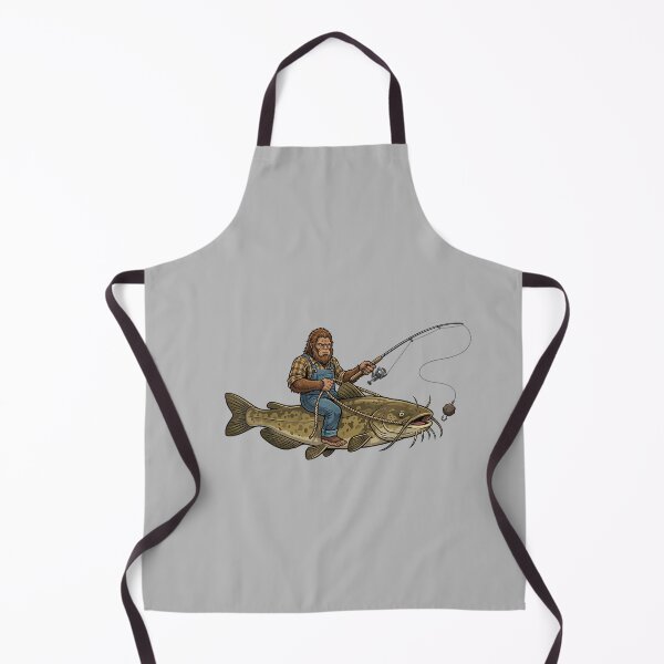 Item preview, Flathead Catfish Fishing Bigfoot Riding Fisherman Funny designed and sold by mjohnson9.