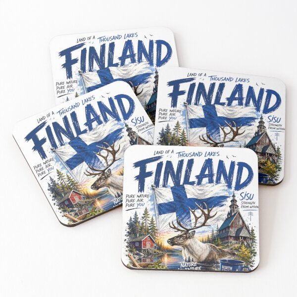 Item preview, Finland Spirit – Land of a Thousand Lakes Nordic Adventure designed and sold by Countries&Cities Shop.