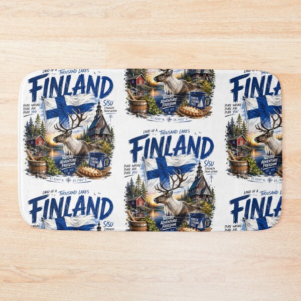 Item preview, Finland Spirit – Land of a Thousand Lakes Nordic Adventure designed and sold by Countries&Cities Shop.