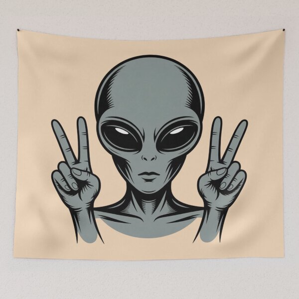 Item preview, Alien Peace designed and sold by 123ks.