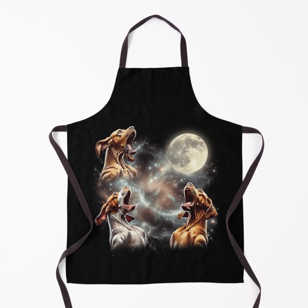 Item preview, Bracco Italiano Howling Moon Lover Dog designed and sold by MosaikkiArt.
