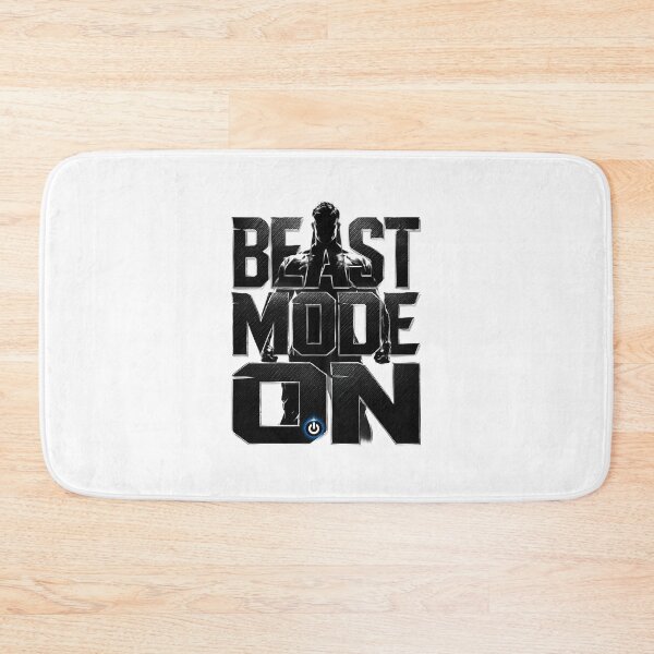 Item preview, Beast Mode On - Metallic Gym Motivation Fitness Graphic designed and sold by KaysonSmith.