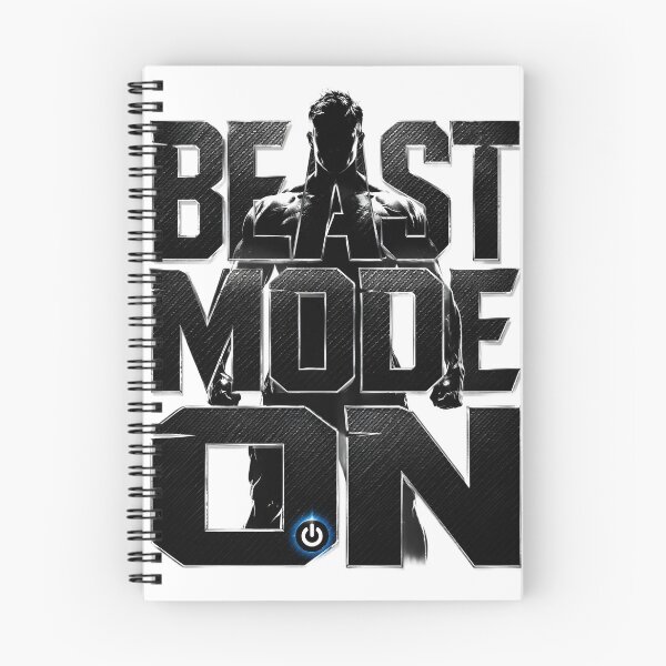 Item preview, Beast Mode On - Metallic Gym Motivation Fitness Graphic designed and sold by KaysonSmith.