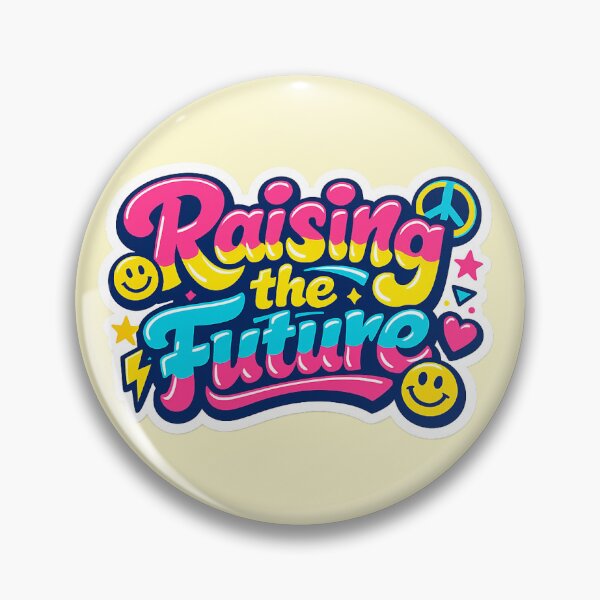 Item preview, Raising the Future - 90s Y2K Retro Parenting Sticker designed and sold by Picmagico.