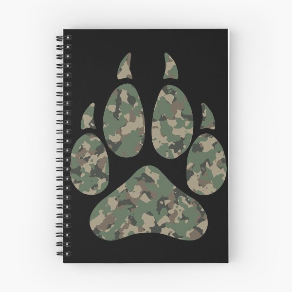 Item preview, Camo Wolf Paw designed and sold by geraldineMS.
