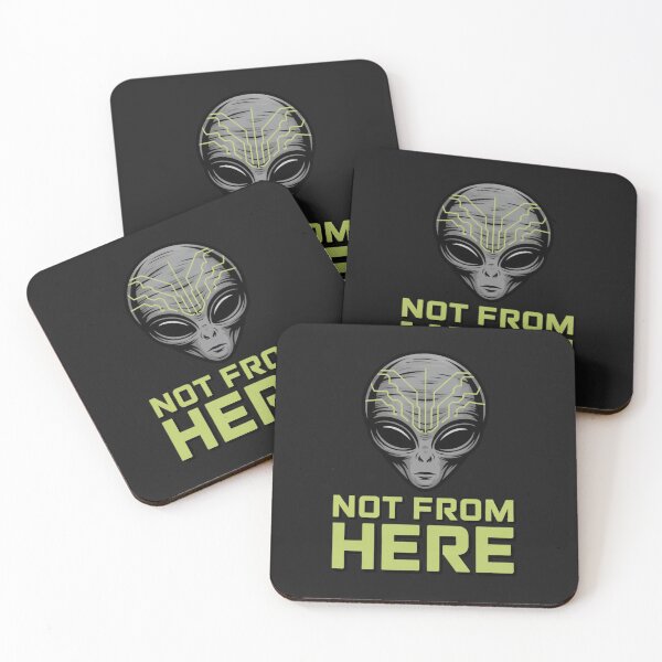 Item preview, Alien - NOT FROM HERE designed and sold by 123ks.