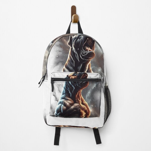 Item preview, Bullmastiff Howling Moon Lover Dog designed and sold by MosaikkiArt.
