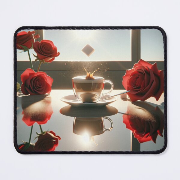 Item preview, A romantic date with cappuccino and red roses designed and sold by Kimenta.