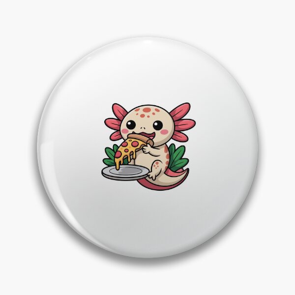 Item preview, Axolotl Enjoying Pizza designed and sold by jkrphoto.