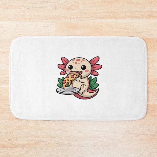 Item preview, Axolotl Enjoying Pizza designed and sold by jkrphoto.