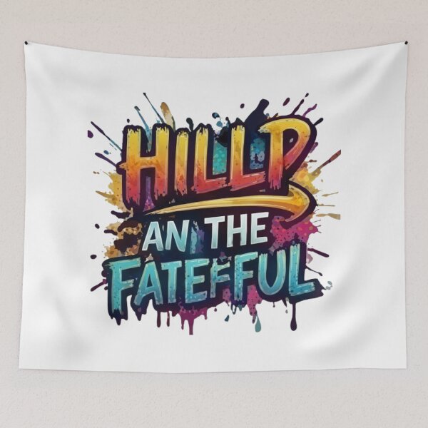 Item preview, Hill And The Fateful Color Splash Design designed and sold by Ahmedsyde.
