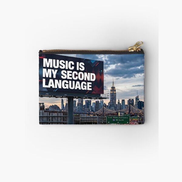 Item preview, Music Is My Second Language designed and sold by GRAFFONYX.