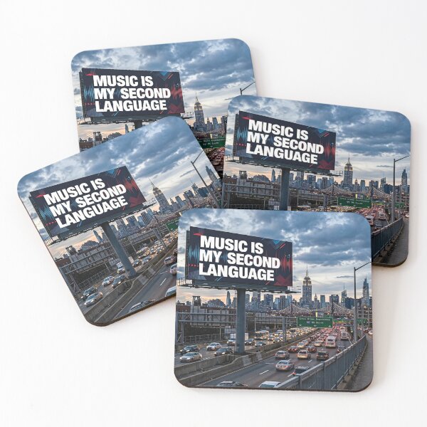 Item preview, Music Is My Second Language designed and sold by GRAFFONYX.