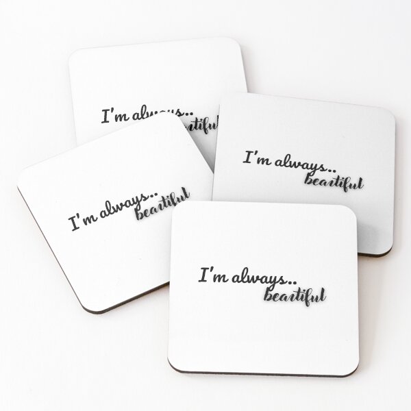 Item preview, I'm Always Beautiful Aesthetic Typography designed and sold by ceoyuliia.