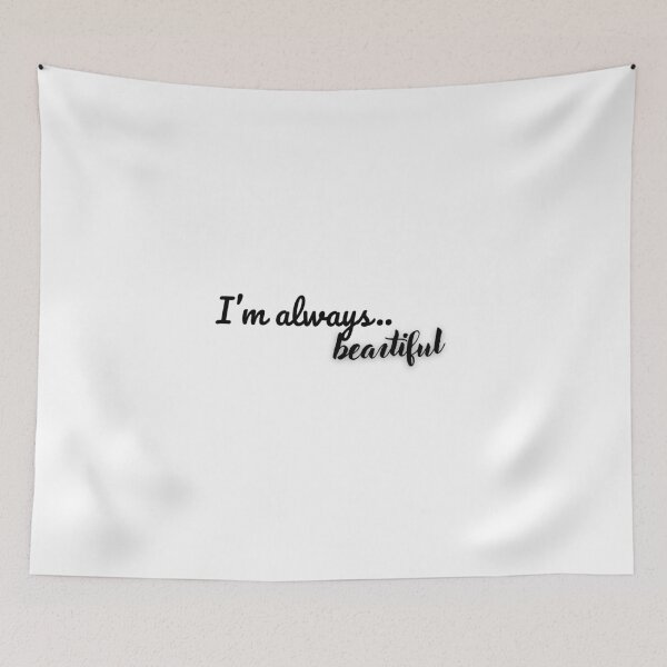 Item preview, I'm Always Beautiful Aesthetic Typography designed and sold by ceoyuliia.
