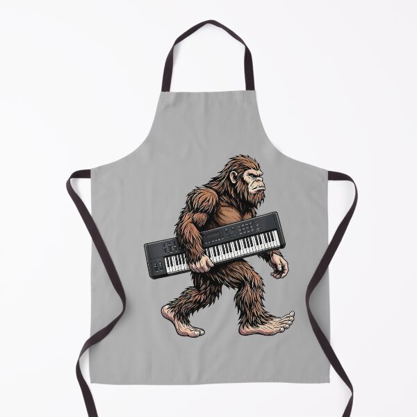 Item preview, Funny Bigfoot Carrying Keyboard Sasquatch Synth Musician designed and sold by mjohnson9.