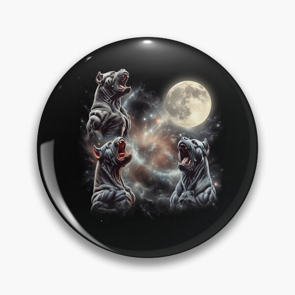 Item preview, Cane Corso Howling Moon Lover Dog designed and sold by MosaikkiArt.
