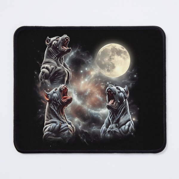 Item preview, Cane Corso Howling Moon Lover Dog designed and sold by MosaikkiArt.