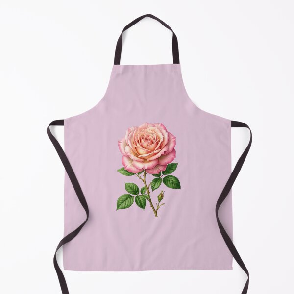 Item preview, Elegant Pink Rose Botanical Illustration PNG | Transparent Background Floral Design designed and sold by arifali786.
