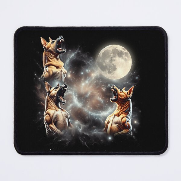 Item preview, Carolina Dog Howling Moon Lover Dog designed and sold by MosaikkiArt.