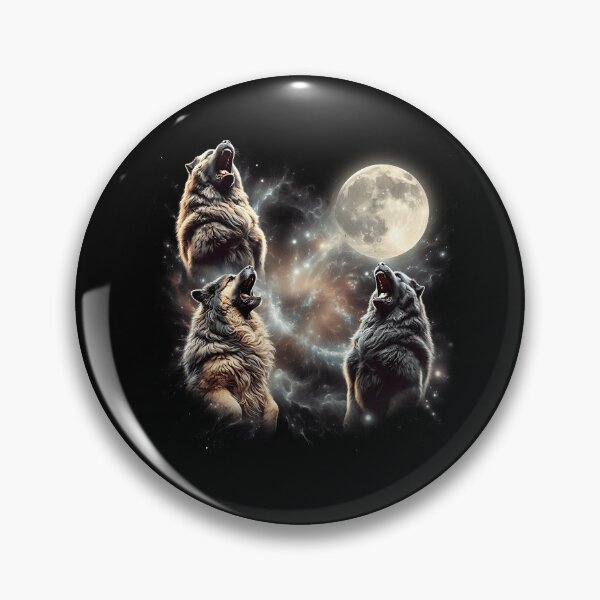 Item preview, Caucasian Shepherd Dog Howling Moon Lover Dog designed and sold by MosaikkiArt.