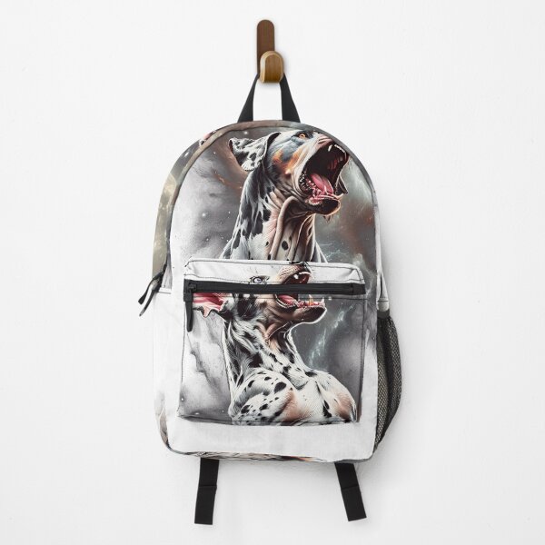 Item preview, Catahoula Leopard Dog Howling Moon Lover Dog designed and sold by MosaikkiArt.