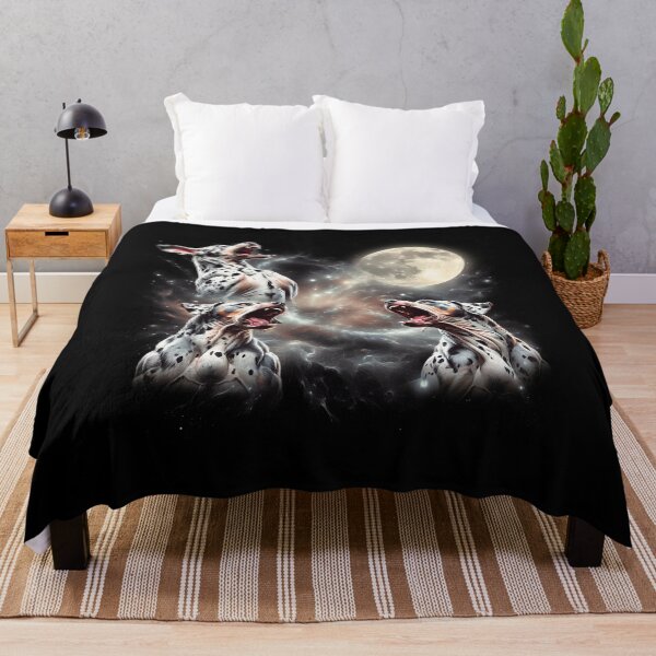 Item preview, Catahoula Leopard Dog Howling Moon Lover Dog designed and sold by MosaikkiArt.