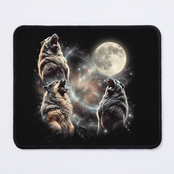 Item preview, Caucasian Shepherd Dog Howling Moon Lover Dog designed and sold by MosaikkiArt.