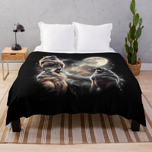 Item preview, Caucasian Shepherd Dog Howling Moon Lover Dog designed and sold by MosaikkiArt.