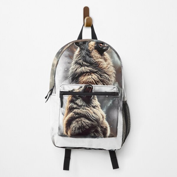 Item preview, Caucasian Shepherd Dog Howling Moon Lover Dog designed and sold by MosaikkiArt.