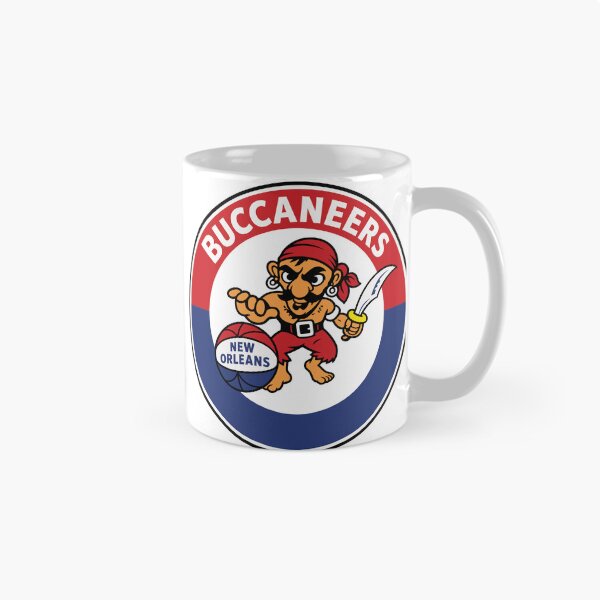 Item preview, New Orleans Buccaneers Vintage ABA Logo – Classic 1960s Basketball Design designed and sold by RetroBasketball.