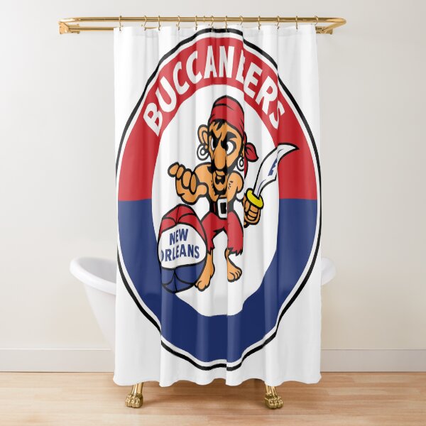 Item preview, New Orleans Buccaneers Vintage ABA Logo – Classic 1960s Basketball Design designed and sold by RetroBasketball.