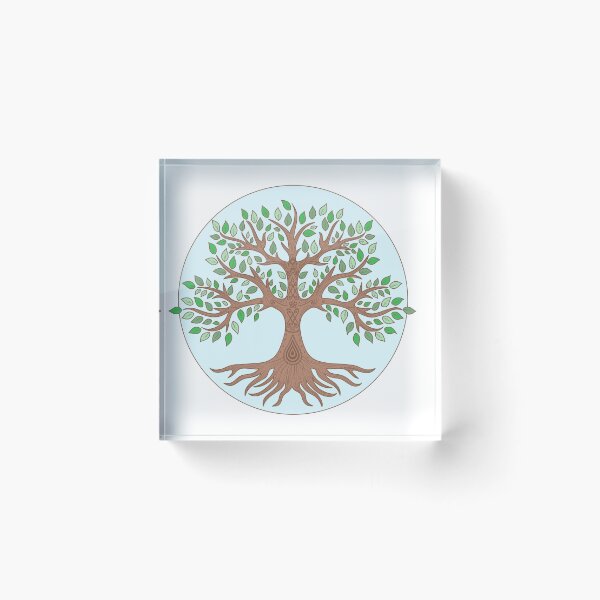 Item preview, Tree of Life (Blue Background) designed and sold by jitterbuggz.