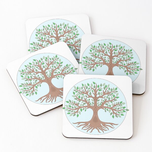 Item preview, Tree of Life (Blue Background) designed and sold by jitterbuggz.