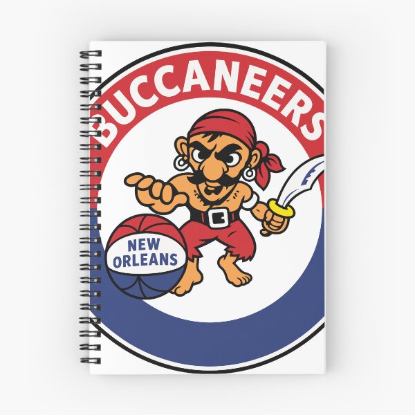 Item preview, New Orleans Buccaneers Vintage ABA Logo – Classic 1960s Basketball Design designed and sold by RetroBasketball.