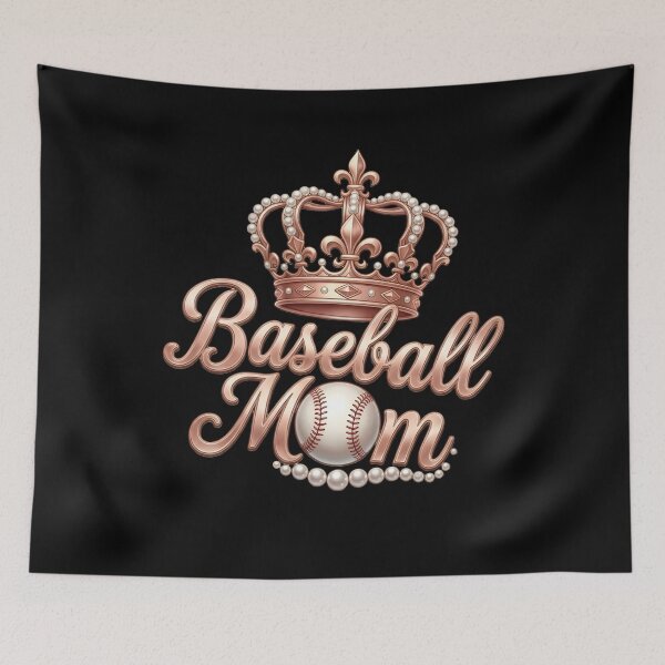 Item preview, Rose Gold Luxury Baseball Mom Crown with Pearls designed and sold by Lozarux.