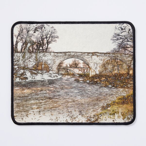 Item preview, Devil's Bridge Kirkby Lonsdale Vintage Style Landscape Drawing designed and sold by ArtworkNorth.