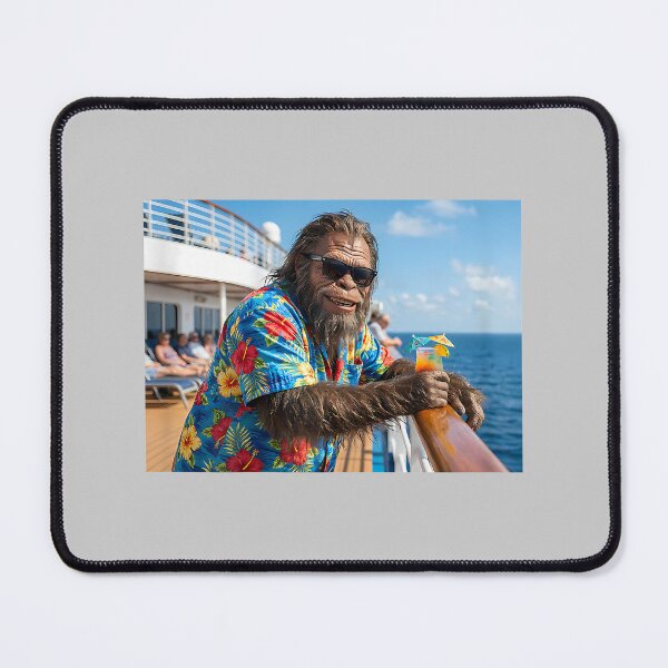 Item preview, Funny Bigfoot Cruise Ship Vacation Mode Sasquatch designed and sold by mjohnson9.